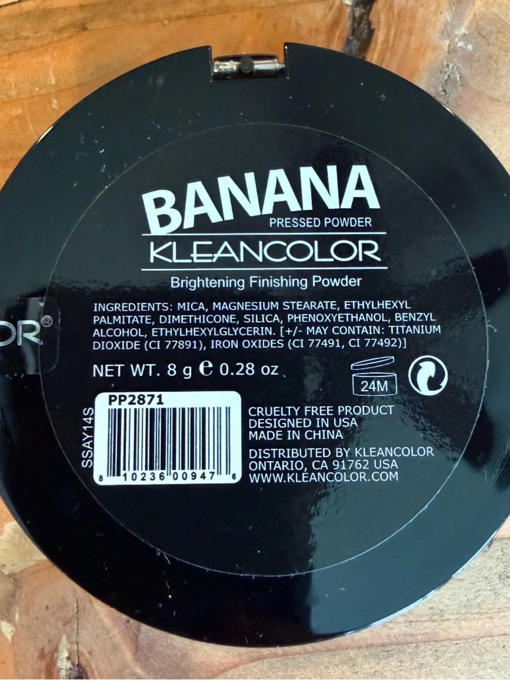 Klean Color Banana Powder, NWT